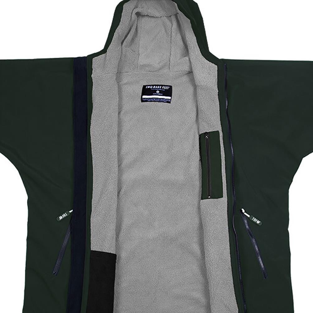 Two Bare Feet Kids Weatherproof Packable Changing Robe & Travel Bag - Khaki / Grey Extra Image 2